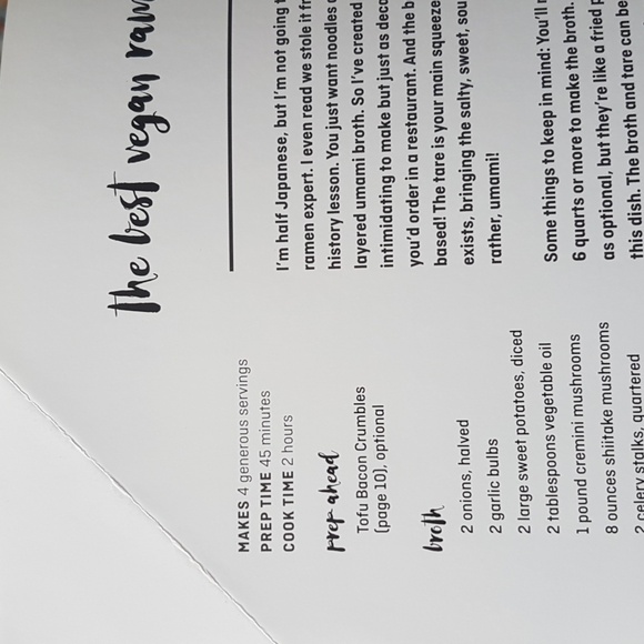 Vegan Comfort Classics Cookbook | Lauren Toyota | Good Used Condition! - Picture 13 of 16